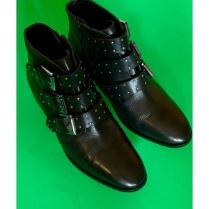 COPY - ASOS Black Studded Moto Style Boot With St…